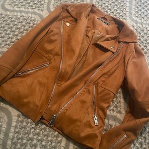 Brown jacket size 6 like new
